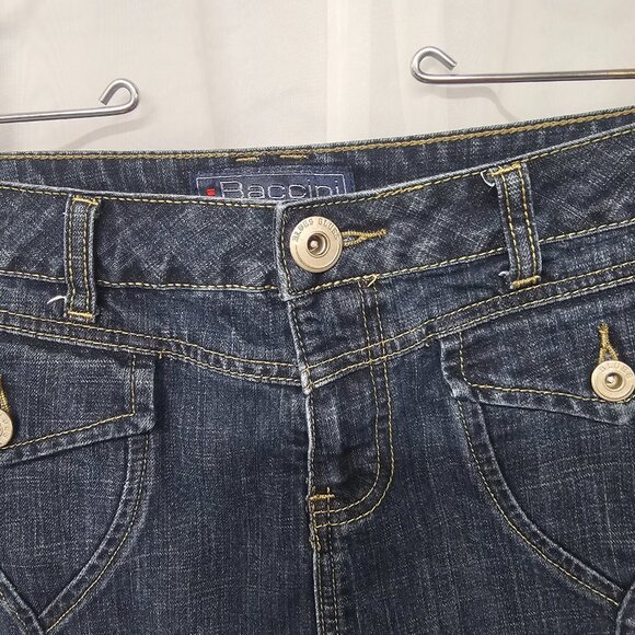 Vintage Baccini Deim Skirt Y2K Blue Mini Casual A-line 10 - Picture 3 of 8